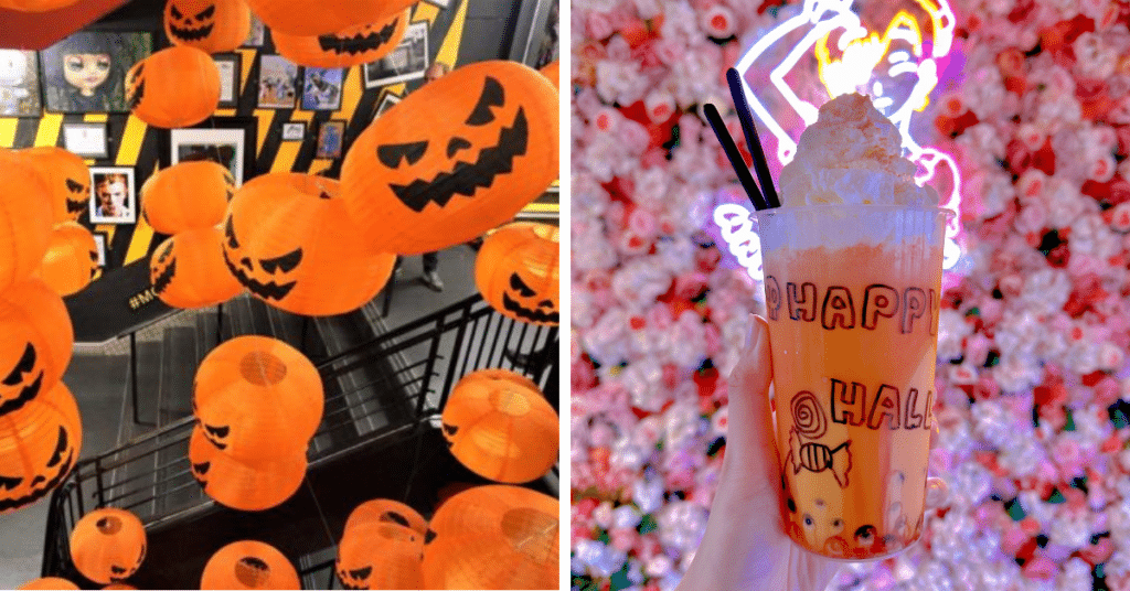afflecks-pumpkin-lanters-stairs-halloween-animaid-cafe-milkshake