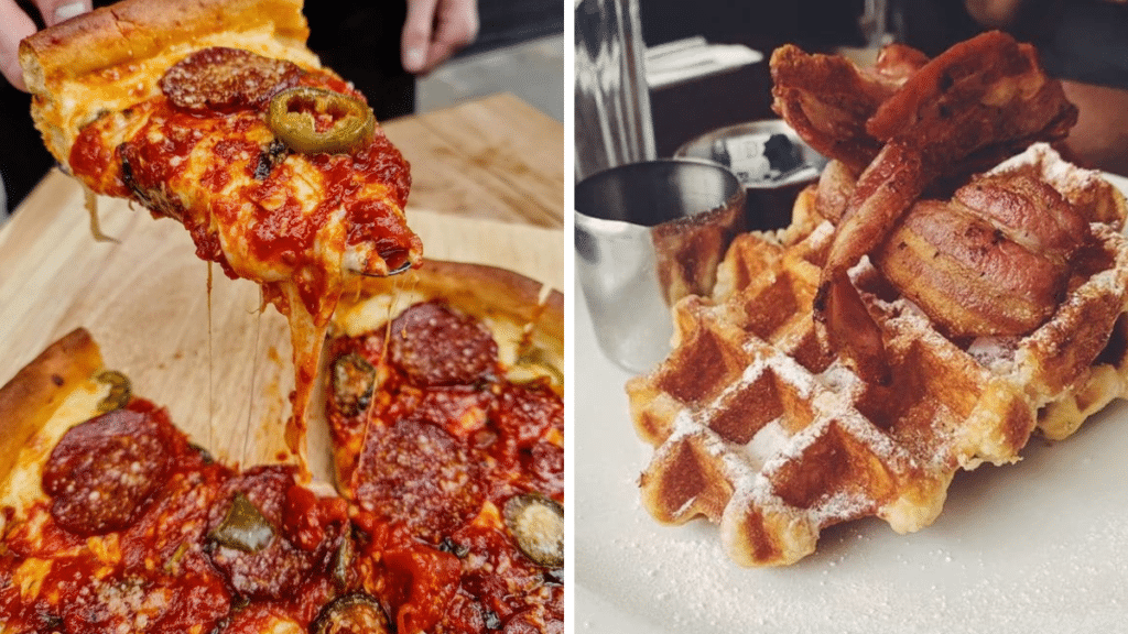 american-restaurants-manchester-american-pies-deep-dish-pizza-moose-coffee-waffles-with-maple-syrup-and-bacon