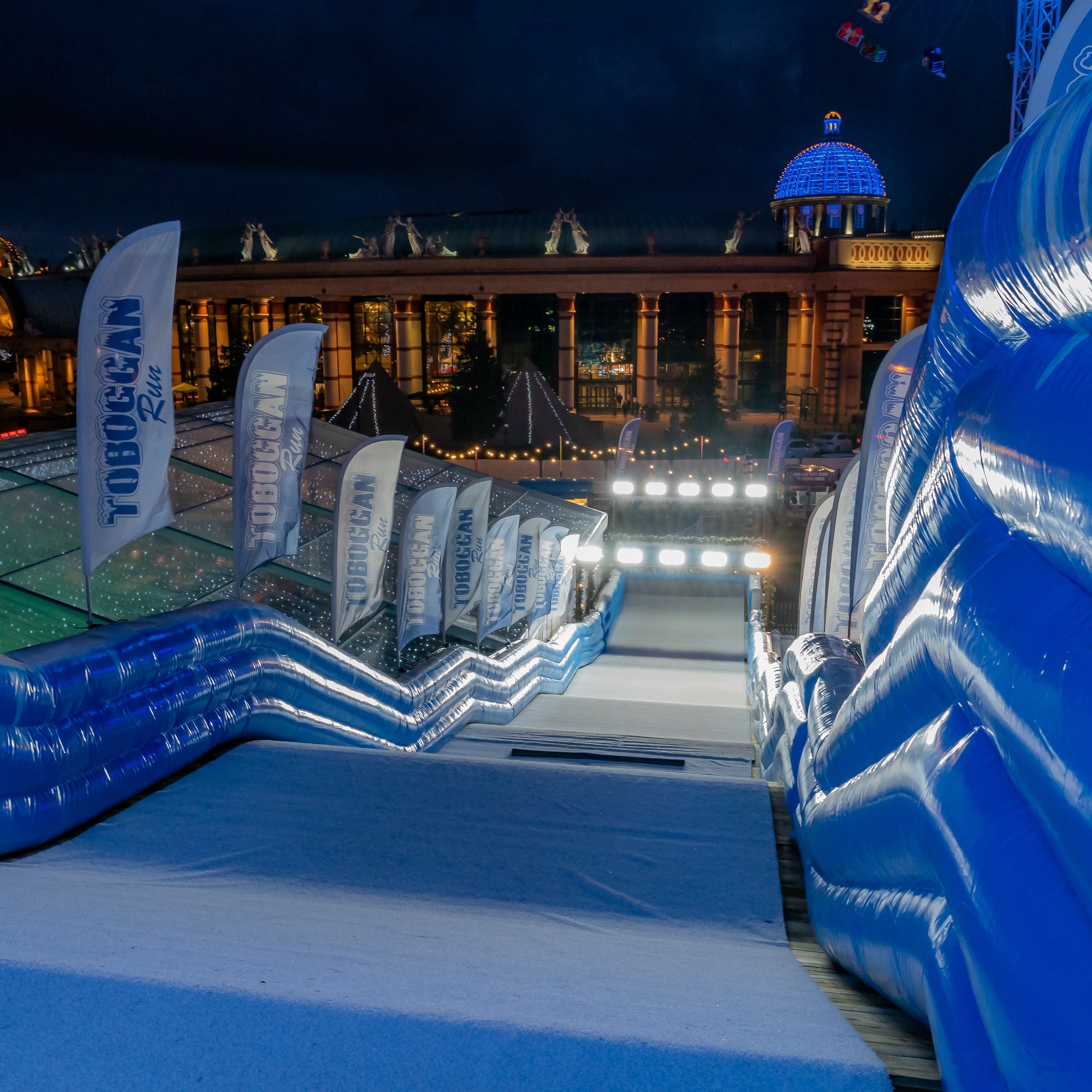 A Festive 'Tinsel Town' With Ice Skating & The UK's Longest Toboggan