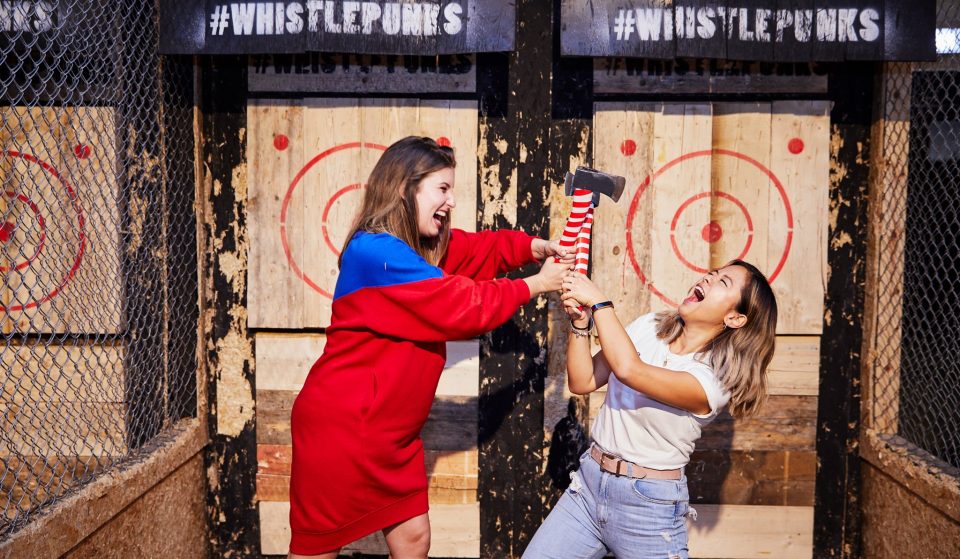 Unleash Your Inner Viking With Some Axe Throwing At Whistle Punks