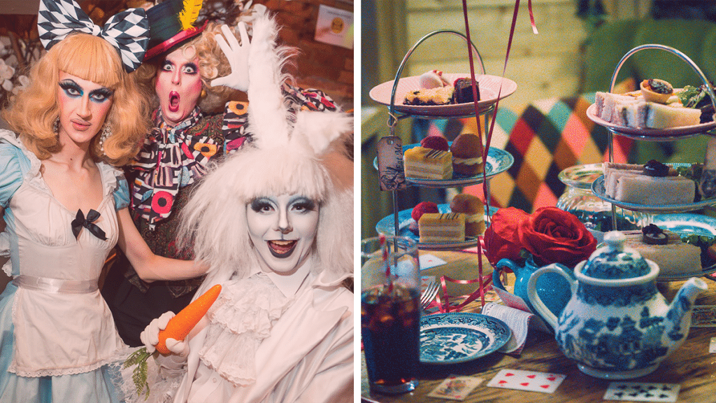 The Bonkers Alice In Wonderland-Themed Tea Room Serving Cakes Alongside Boozy Teapots