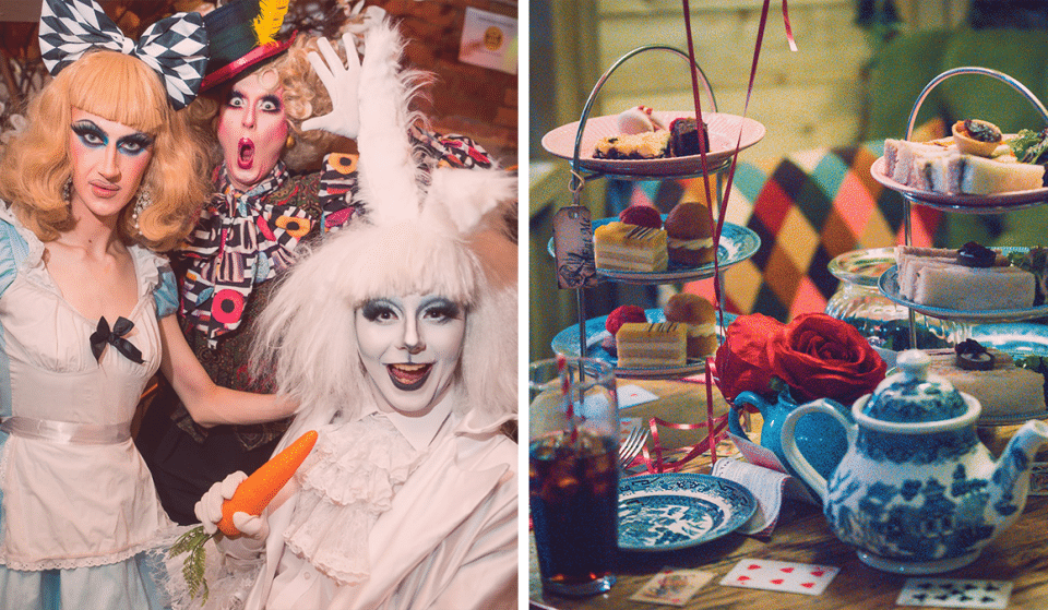 The Bonkers Alice In Wonderland-Themed Tea Room Serving Cakes Alongside Boozy Teapots