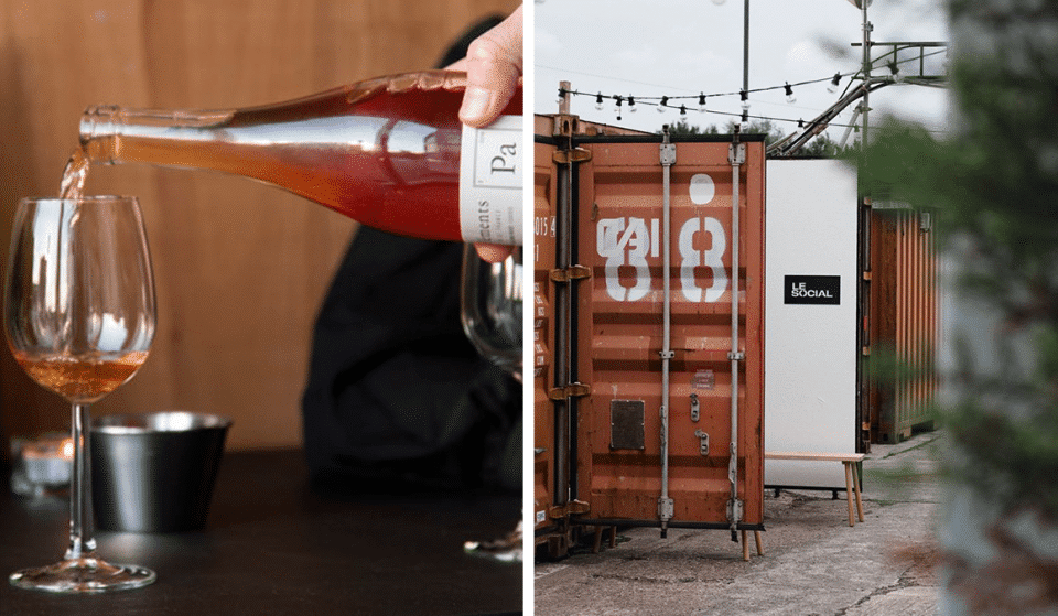 Manchester’s Smallest Wine Bar Is Located Inside An Unsuspecting Shipping Container