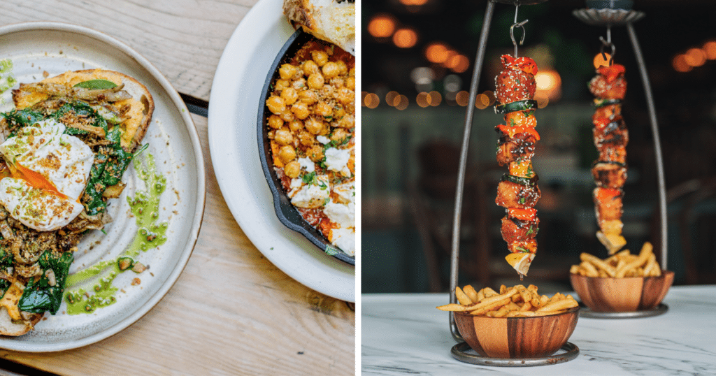 brunch-dishes-at-evelyn's-hanging-kebabs-at-the-botanist-manchester-as-part-of-their-january-food-offers