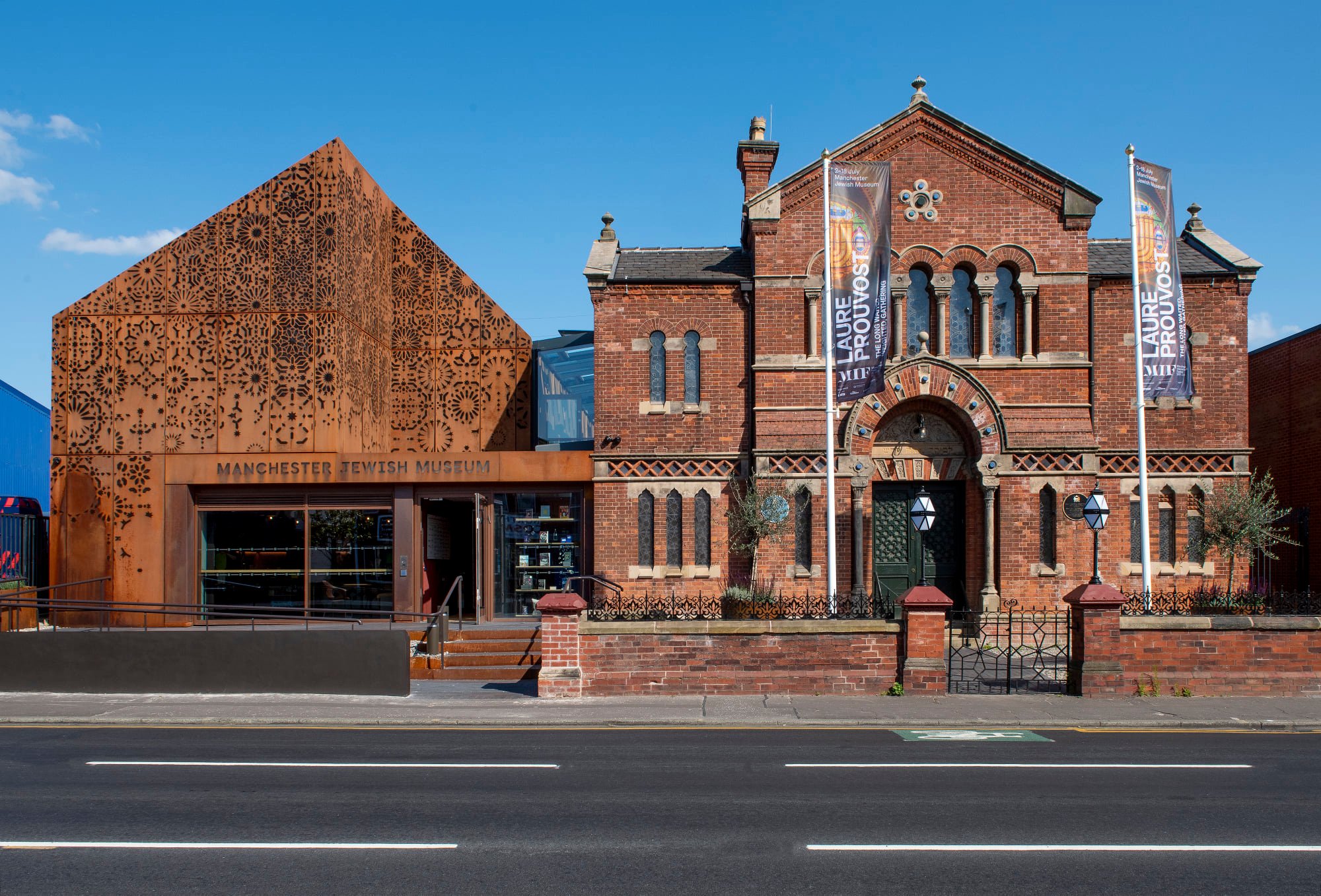 Exterior of Manchester Jewish Museum in Cheetham Hill
