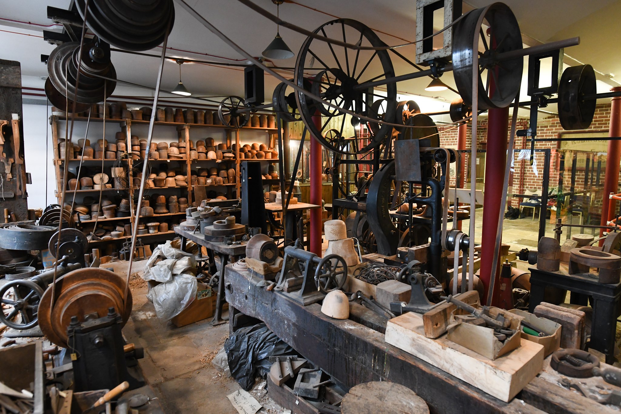 A replica of a hat factory at Stockport's Hat Works Museum