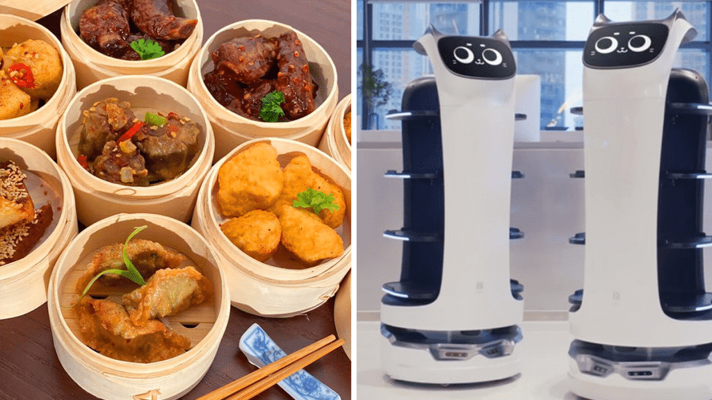 There’s A Chinese Buffet In Manchester Where Food Is Served Via A Robot