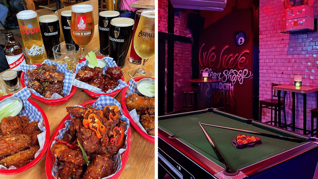 There’s A New Bottomless Chicken Wings & Beer Brunch In Manchester With Ping Pong & Pool