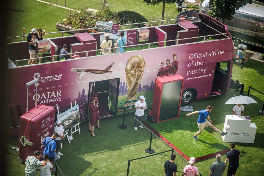You Can Test Your Football Skills With Neymar As The Qatar Airways FIFA World Cup Bus Tour Heads To Manchester