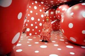 Yayoi Kusama and Dots Obsession, 1996-2011 Installation view_ The Watari Museum of Contemporary Art, Tokyo
