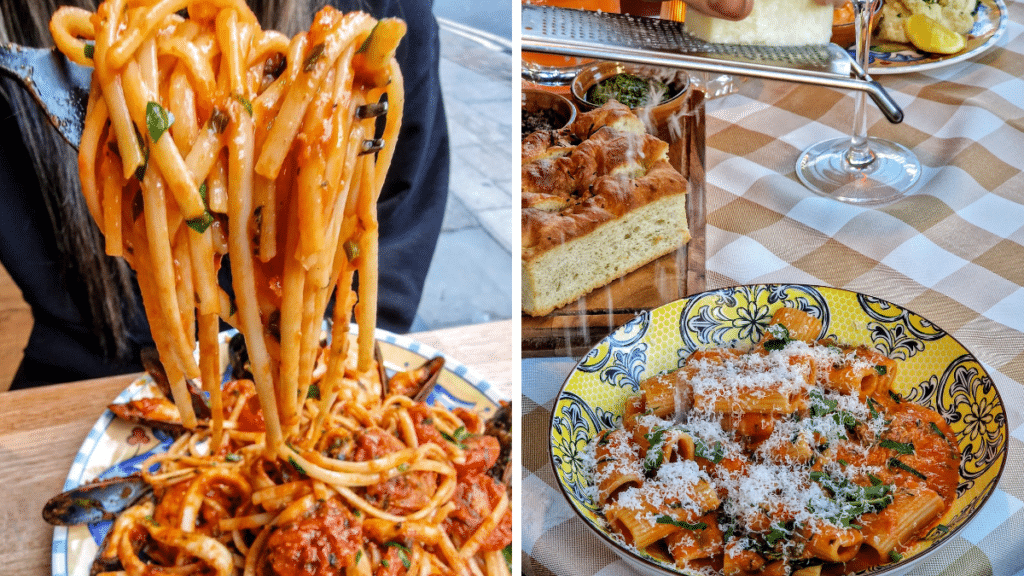 nonnas-pasta-manchester-seafood-spaghetti-rigatoni-alla-vodka-with-parmesan-grated-over-top