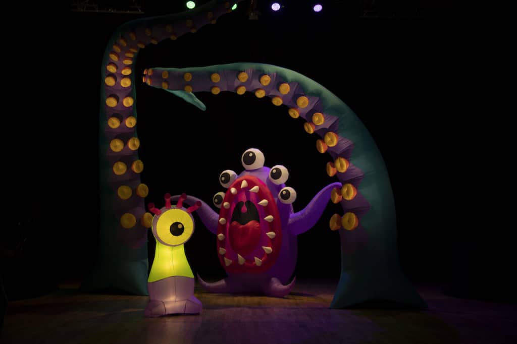 inflatable monster at Dreamland Imaginarium