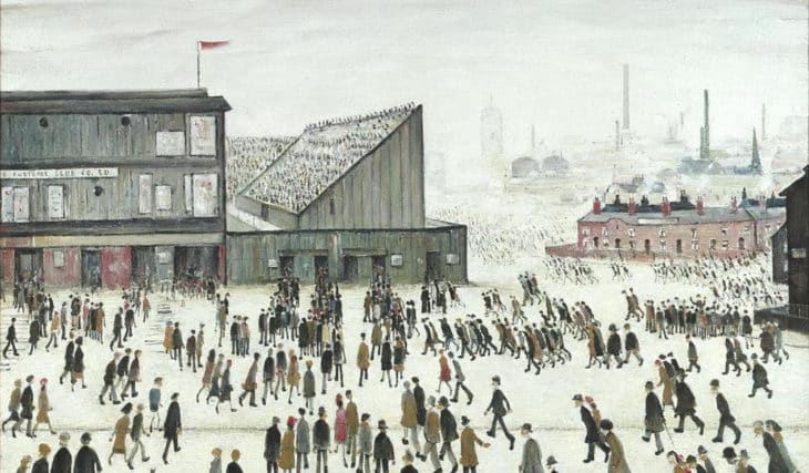 Iconic Lowry Painting ‘Going To The Match’ Purchased For A Whopping £7.8 Million Has Returned To This Salford Museum