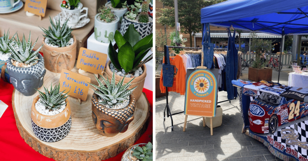 plant-pots-and-sunflower-vintage-stall-coming-to-meadowside-monthly-market-manchester