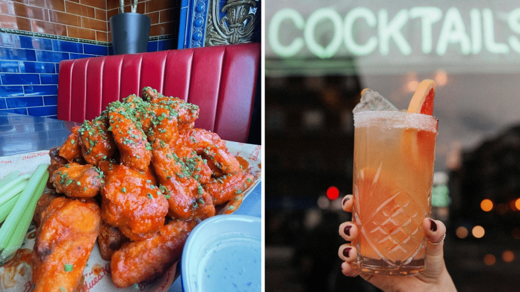 bottomless-chicken-wings-cocktail-the-blues-kitchen-manchester
