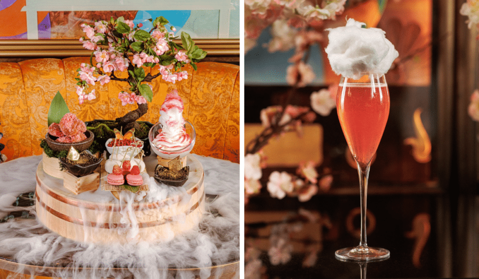 The Ivy Asia Is Celebrating Sakura Season With A Cherry Blossom-Themed Dessert And Cocktails