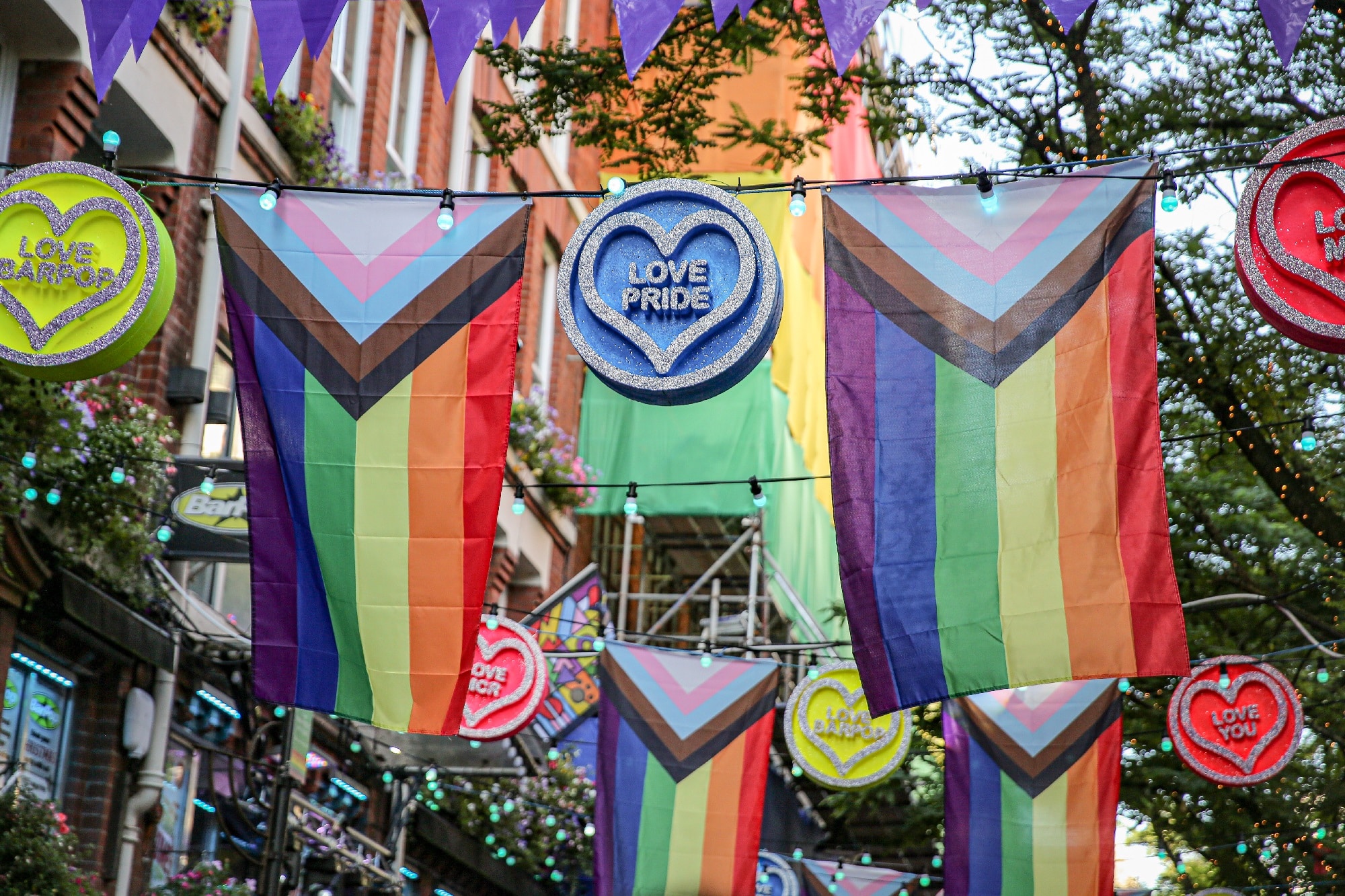 canal-street-decorated-with-pride-flags