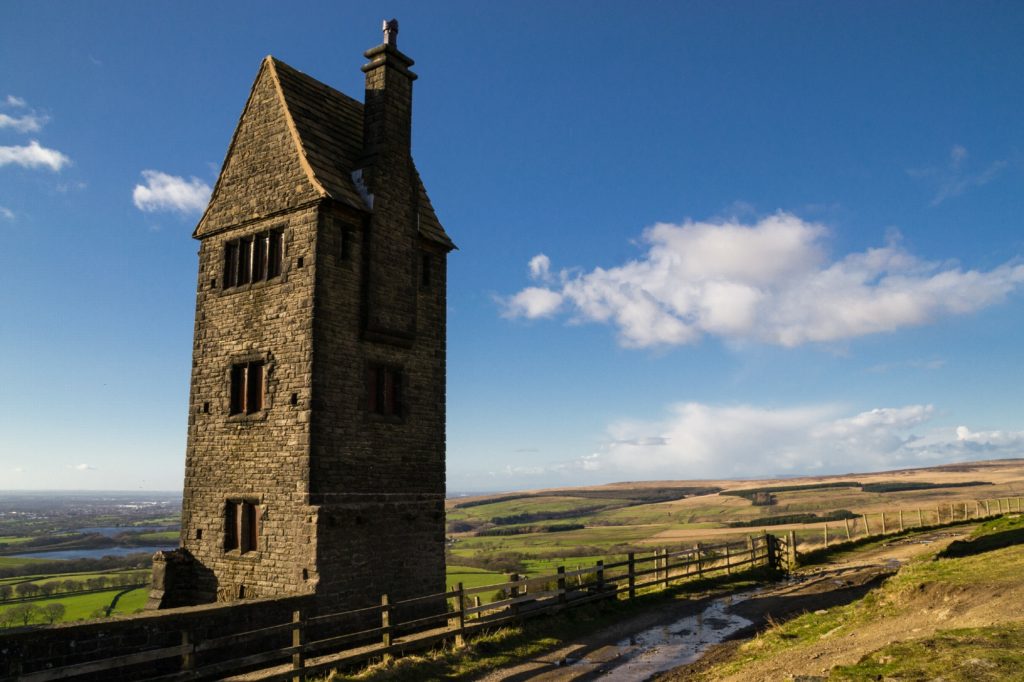 The,"pigeon,Tower",On,Winter,Hill,,Rivington,,England,As,The
