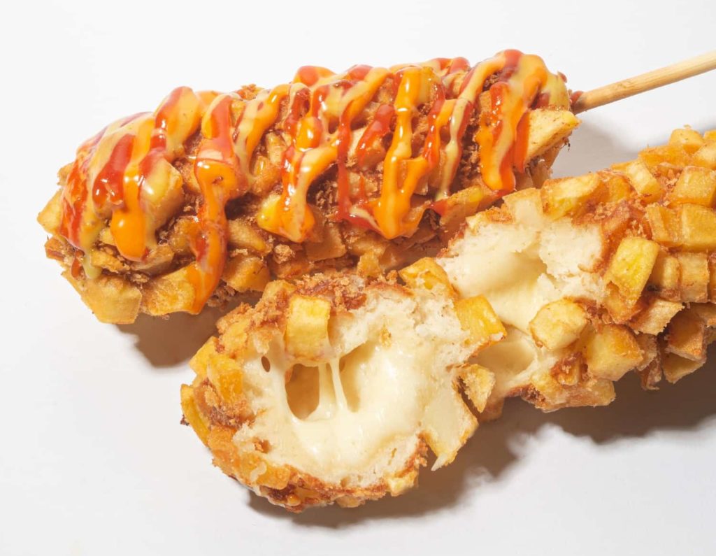Potato-mozzarella-corn-dogs-bunsik-coming-to-manchester