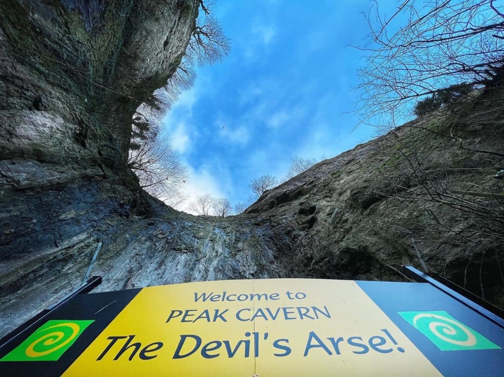 the-peak-cavern-devil's-arse-sign