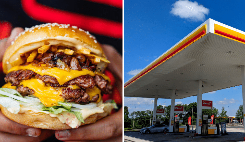 This Unassuming Petrol Station In Oldham Is Home To A Hidden Smashed Burger Joint