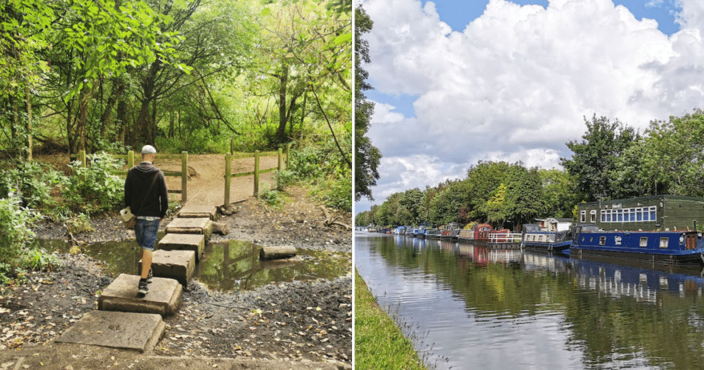 stepping-stones-bridgewater-canal-part-of-gm-ringway-route-which-walkers-will-pass-on-wlking-weekend