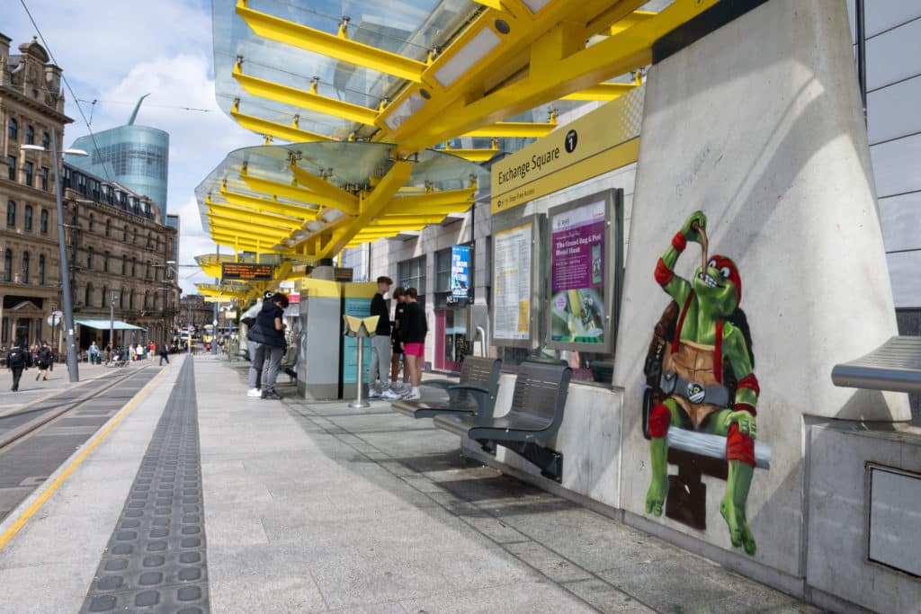 A ‘Teenage Mutant Ninja Turtles’ Street Art Trail Has Popped Up In Manchester