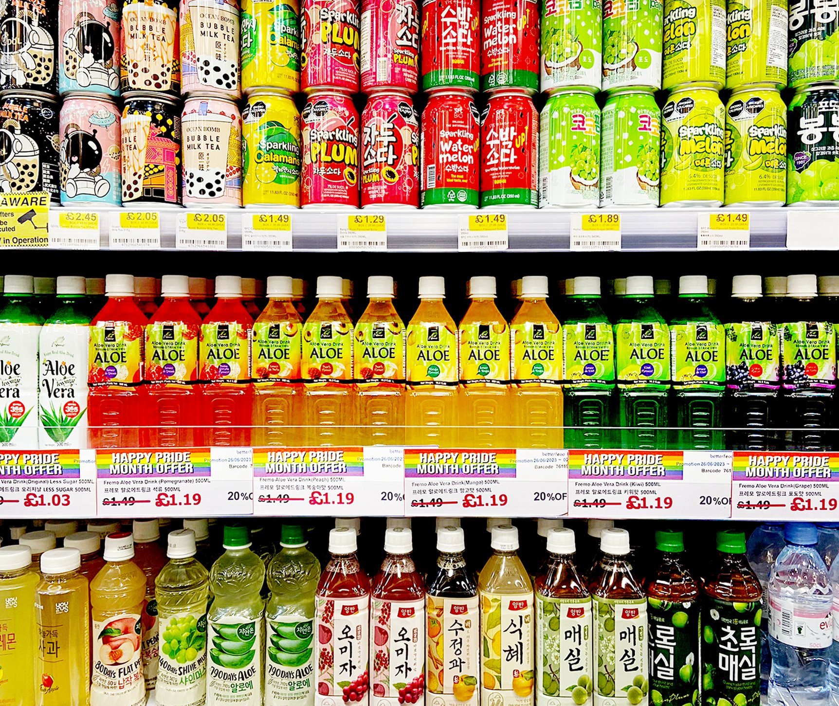 oseyo-drinks-asian-bottles-cans-colourful