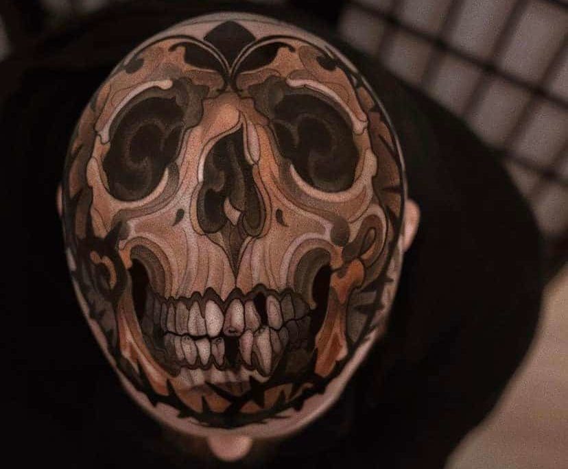 head-tattoo-skull-swan-st