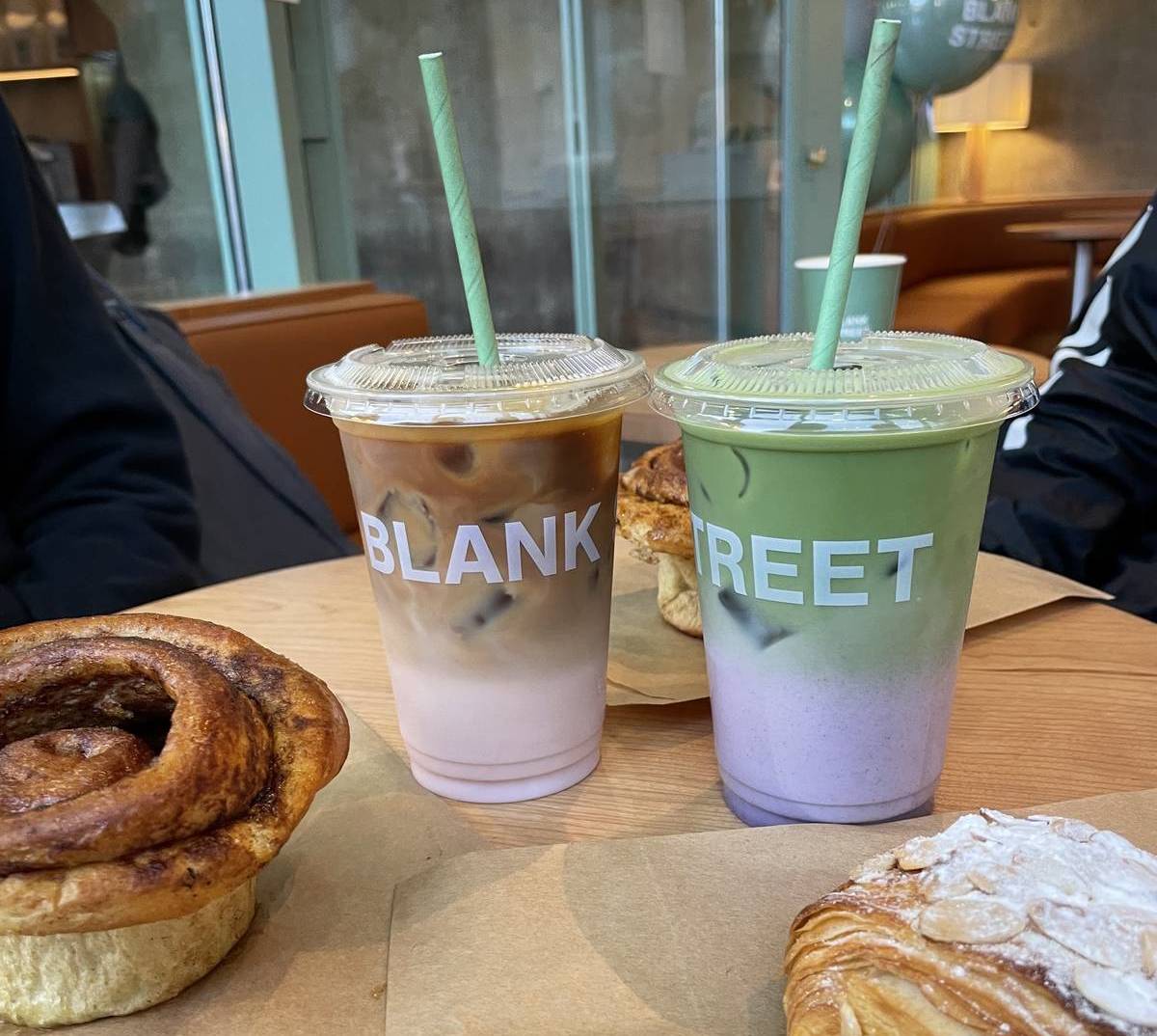 blank street coffees and pastries at manchester piccadilly gardens store
